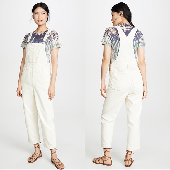 Madewell Pants - Madewell Corduroy Straight Leg Overall Jumpsuit S